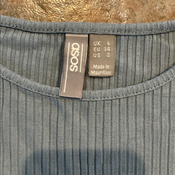 ASOS Navy Ribbed Knit Tops set - Picture 3 of 3